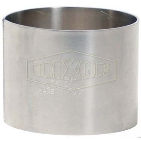 Dixon King Crimp Crimp Sleeve, 1-1/2 in Nominal, 2-1/2 L x 0.062 in Thick, 304 SS, Domestic CS150-10SS